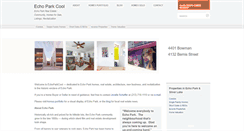 Desktop Screenshot of echoparkcool.com